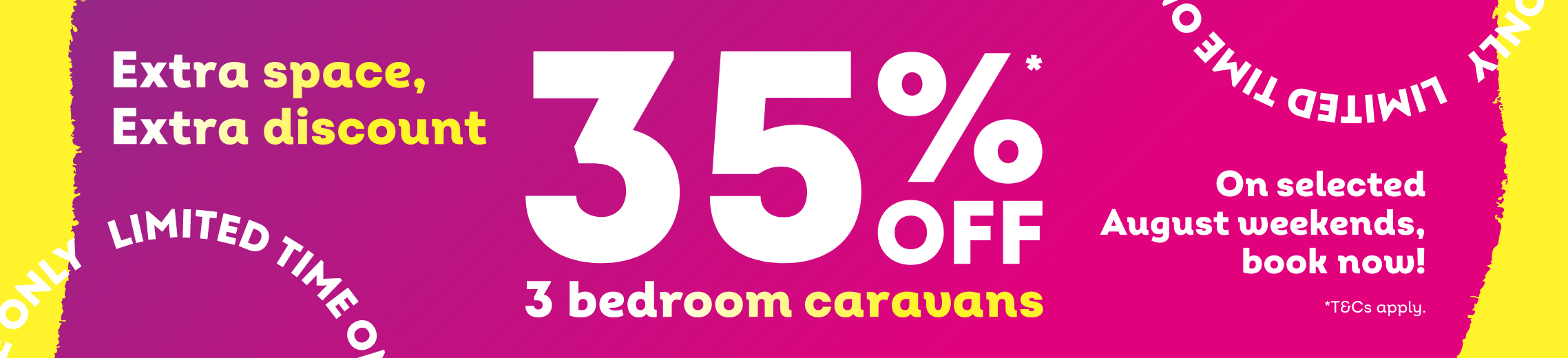 35% OFF 3 Bedroom Caravans