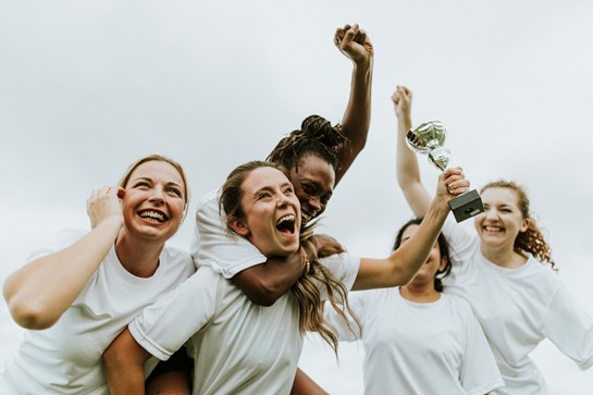 Female Football Players Celebrating Their Victory 2022 12 16 00 56 32 Utc