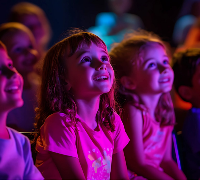 Children Watching Show