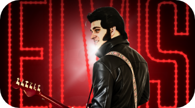 Jack Draper performing as Elvis Presley tribute act live