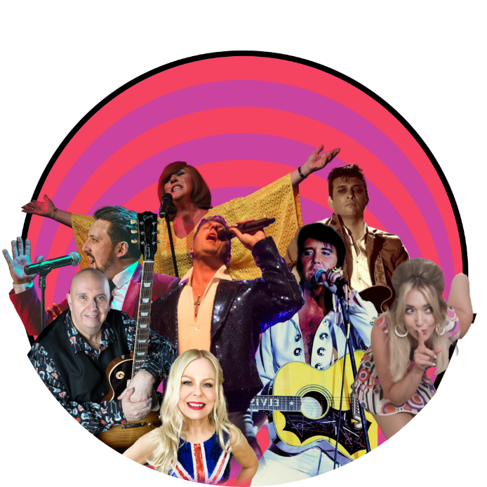 Sixties Weekend tribute acts collage