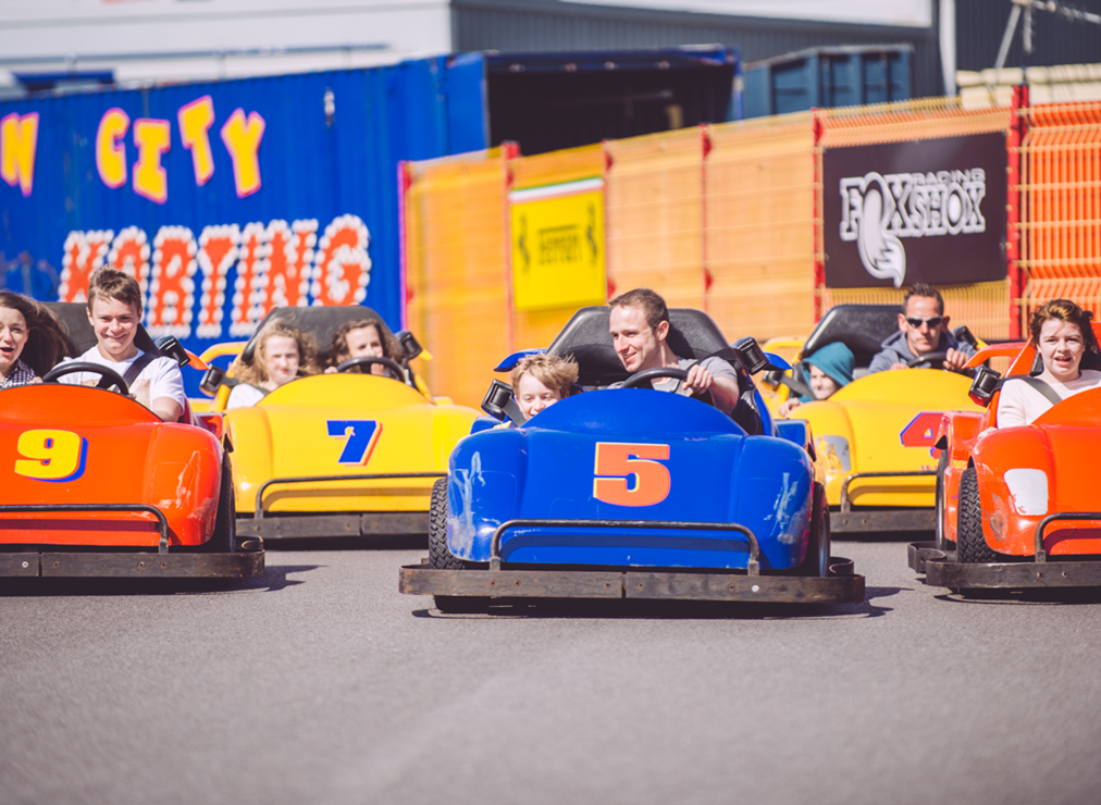 Brean Theme Park Cars Race